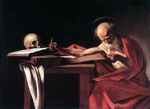 Caravaggio - Saint Jerome2 Caravaggio - Saint Jerome2