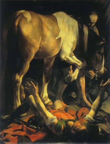 Caravaggio - The Conversion of Saint Paul 3b