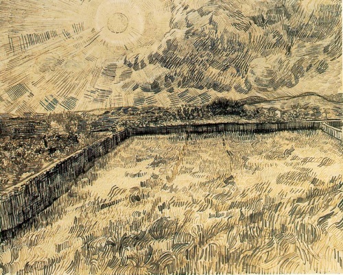 Van Gogh - Wheat Field with Cloud-smaller