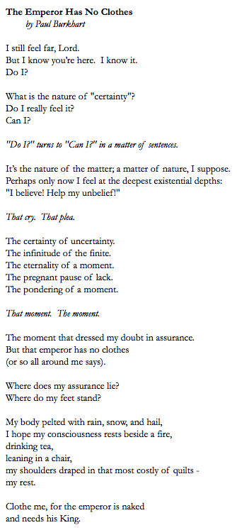 The Emperor has no clothes